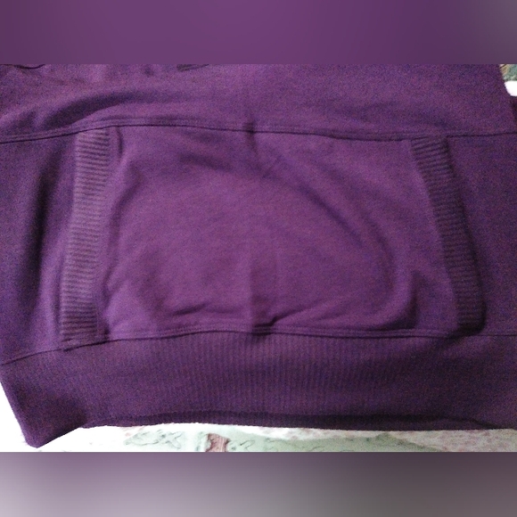 MTA Sport Hooded Sweat Size Small Burgundy - Picture 3 of 6